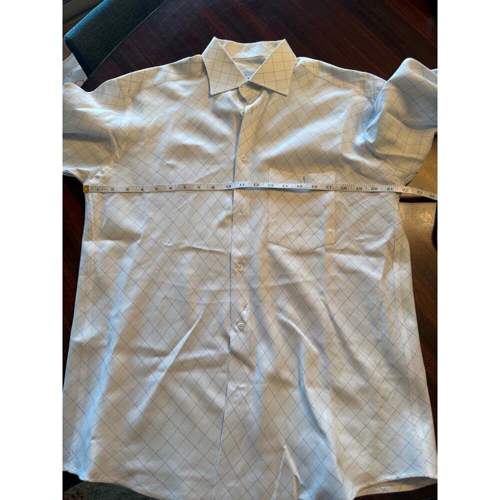 Vintage Chemises Mister Paris White Dress Button Down Long Sleeve Shirt 41-42 L - Picture 5 of 7